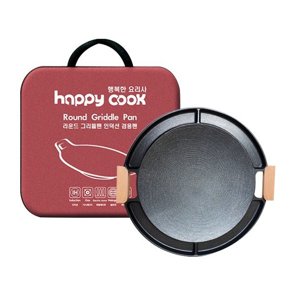 韓國 Happy Cook~分格IH不沾烤盤(42cm)1入