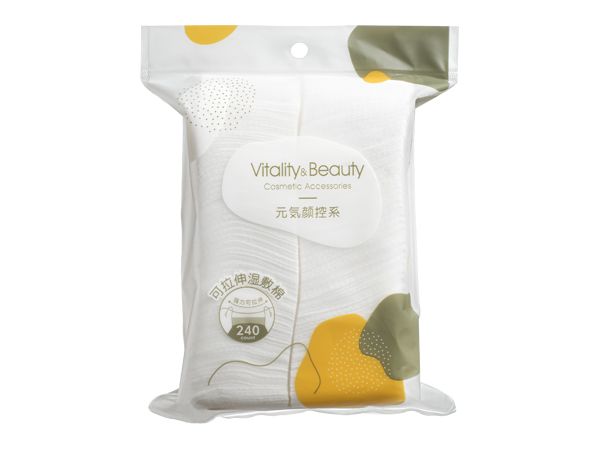 Vitality&Beauty~可拉伸濕敷化妝棉(240片入)