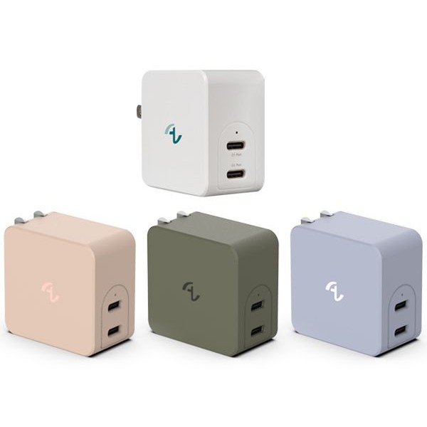 Allite~GaN氮化鎵雙口USB-C快充充電器(1入) 款式可選