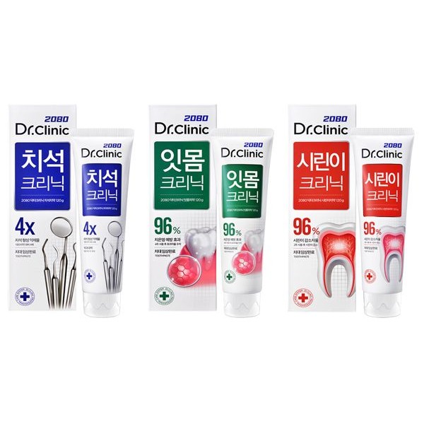韓國 2080~Dr.Clinic牙膏(125g) 款式可選