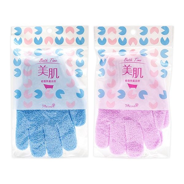MOCODO~粉彩混色沐浴手套組(1雙入) 顏色隨機出貨
