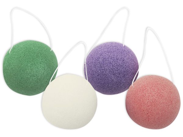 魔芋蒟蒻洗臉球(圓形)1入 顏色隨機出貨