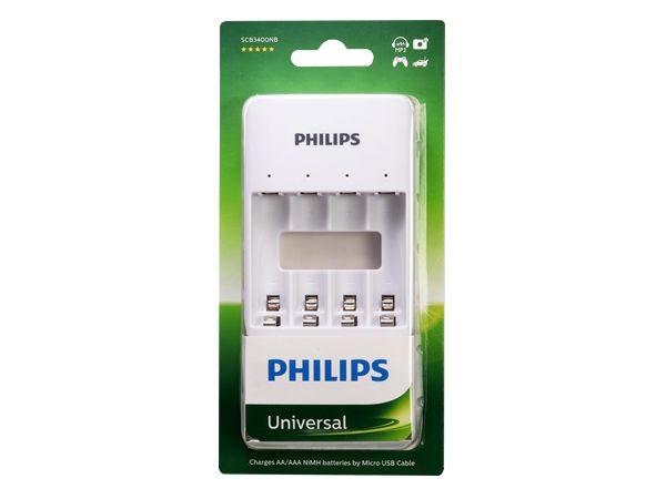 PHILIPS飛利浦~Type C鎳氫電池4槽充電器