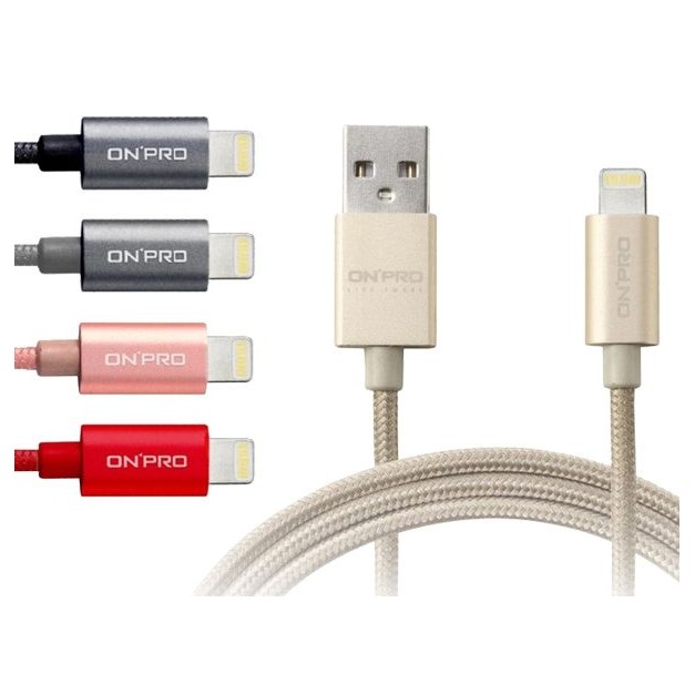 ONPRO~UC-MFIM 金屬質感 Lightning USB充電傳輸線