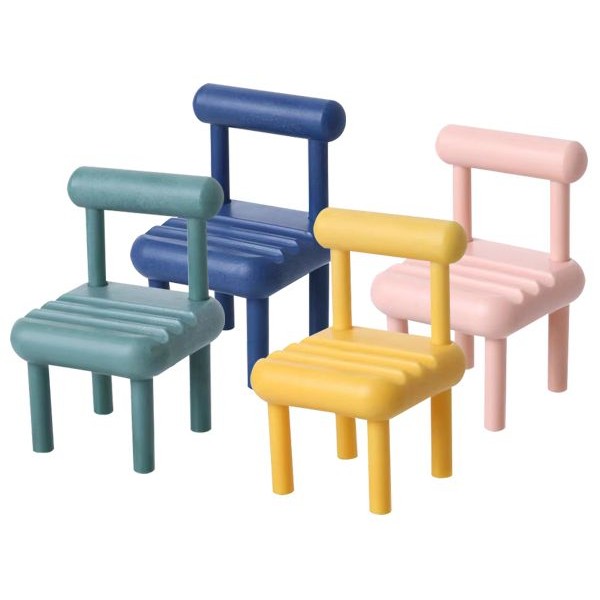 小椅子造型手機架(塑膠款)1入 款式可選