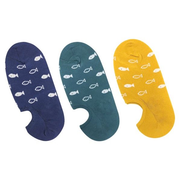 VOLA 維菈織品~冰沁W跟小魚船襪(22-26cm)1雙入 深履隱形襪 款式可選 台灣製