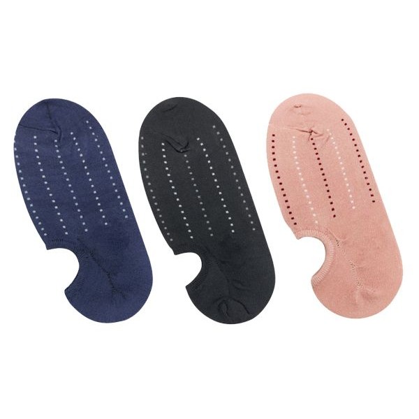 VOLA 維菈織品~冰沁W跟直小點船襪(22-26cm)1雙入 深履隱形襪 款式可選 台灣製