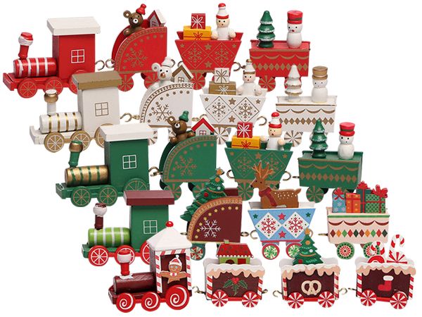 聖誕節 擺飾 木質 玩具 擺件 木質