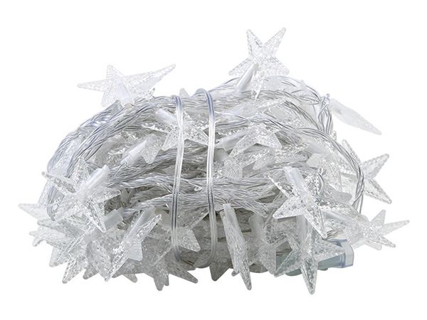 小星星造型LED小燈串(5米50燈)電池款(1入)