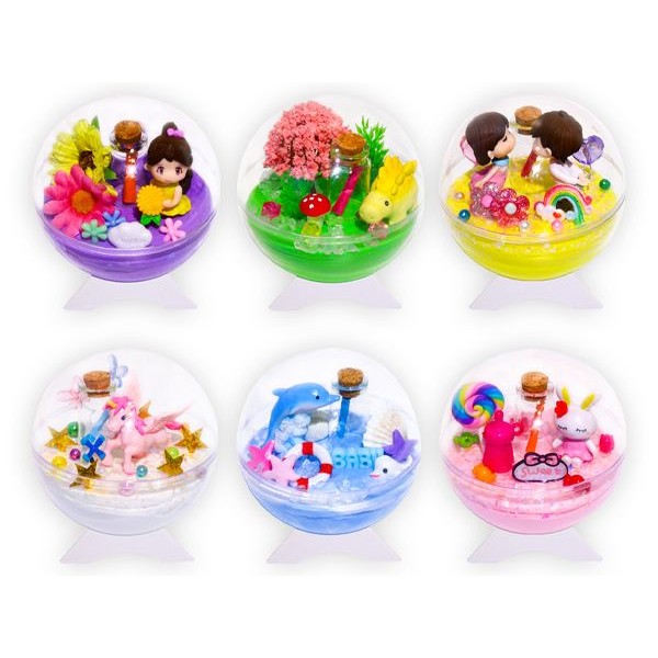 兒童玩具DIY水晶球微景觀材料盒(1組入) 款式可選