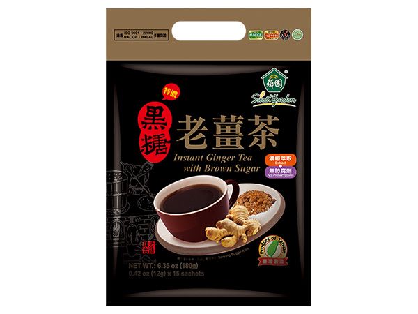 薌園~特濃黑糖老薑茶(粉末)12gx15包入
