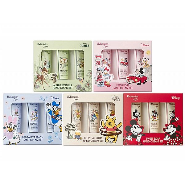 韓國 JMSolution x Disney 迪士尼~香氛護手霜禮盒組(50mlx3) 款式可選