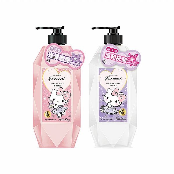 花仙子~Farcent香水胺基酸沐浴露(780g) 款式可選 Hello Kitty 三麗鷗Sanrio授權