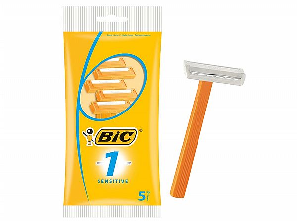 BiC~輕便型刮鬍刀 5入(低敏感刀片)