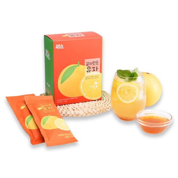 韓國 Damizle~韓國進口-蜂蜜黃金柚子醬(80gx10包／盒)