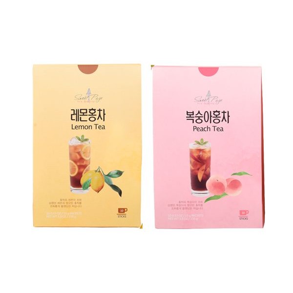 順效嚴選~韓國熱銷人氣水果冰茶(15gx10包／盒) 款式可選