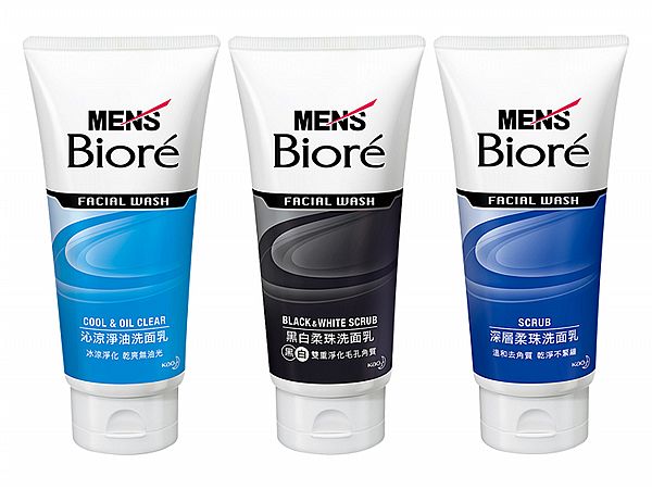 Biore 蜜妮~男性專用 沁涼淨油／黑白柔珠／深層柔珠 洗面乳(100g) 款式可選