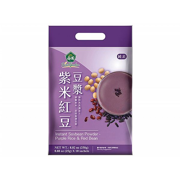薌園~紫米紅豆豆漿粉(熟粉)25gx10包
