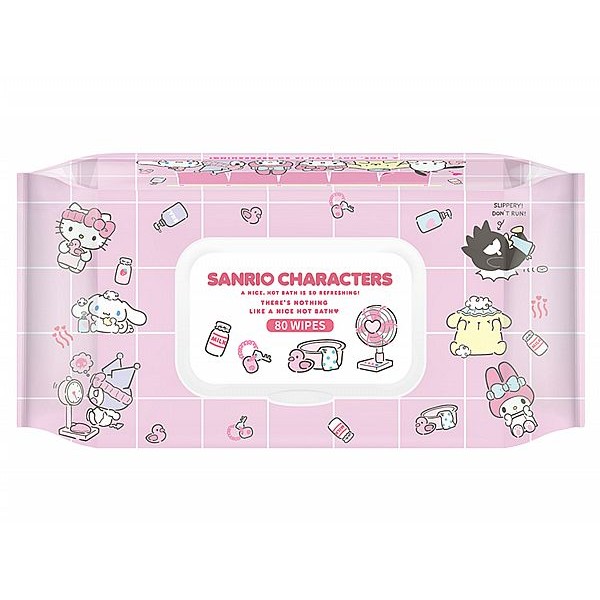 三麗鷗 Sanrio~純水濕紙巾(澡堂款)80張