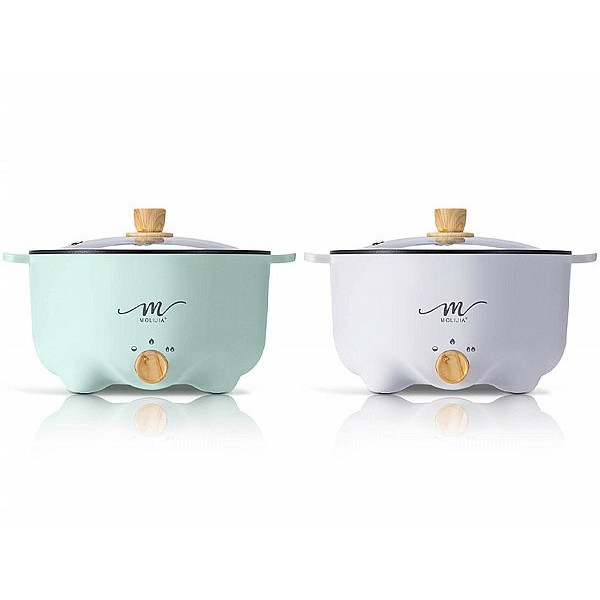 魔力家 MOLIJIA~M22多功能不沾電湯鍋BY011022(3L)1入 款式可選 快煮鍋、美食鍋、電湯鍋