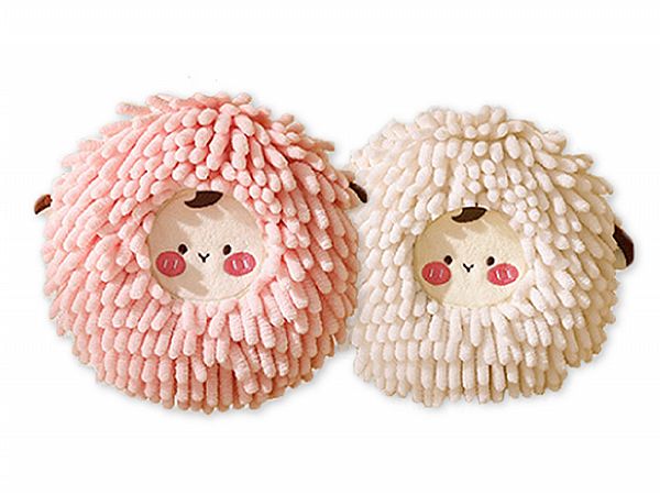 可愛綿羊雪尼爾擦手球(1入) 款式可選