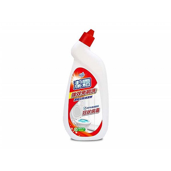 潔霜~S免刷洗超強效浴廁清潔劑(潔淨檸檬)750g