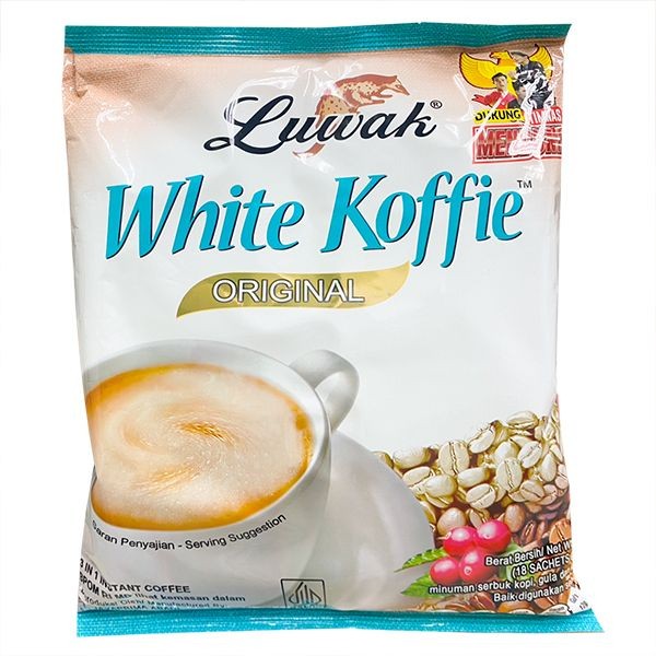 印尼 Luwak~三合一即溶白咖啡(原味)20gx18包
