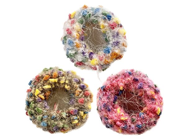 毛絨彩色彩豆高彈力髮圈(1入) 款式可選