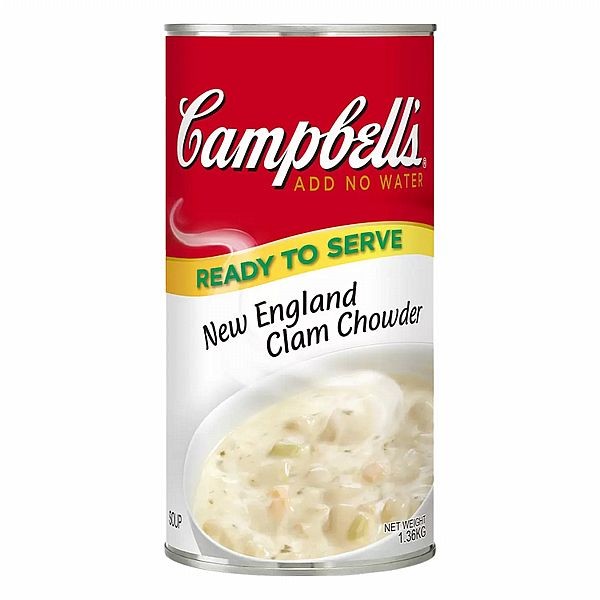 Campbell's 金寶~新英倫蛤蜊濃湯(1.36kg) 美式賣場熱銷