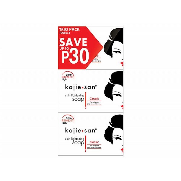 長灘島 kojie san~藝妓嫩白美肌皂(100gx3入)盒裝