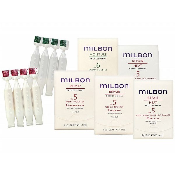 MILBON~潤活HEAT護髮系列／潤活護髮系列／水妍護髮系列(9gx4) 款式可選