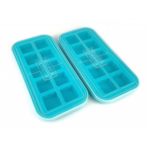 Souper Cubes~多功能食品級矽膠保鮮盒(10格)2入組