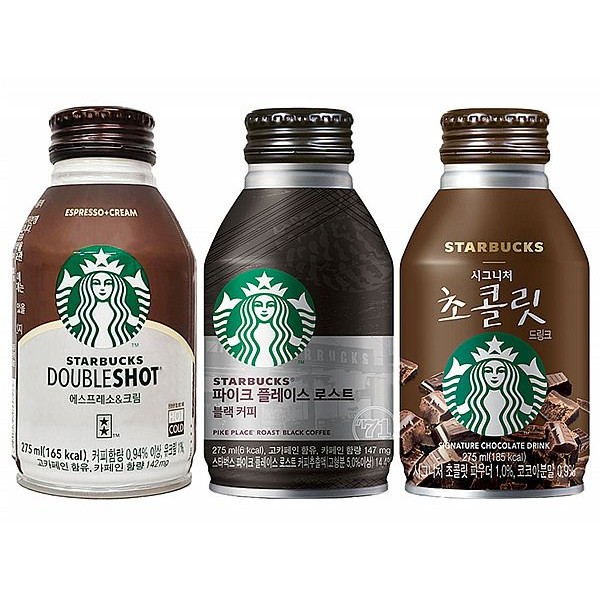 星巴克 Starbucks~特濃咖啡拿鐵／派克市場黑咖啡／經典巧克力飲(275ml) 款式可選
