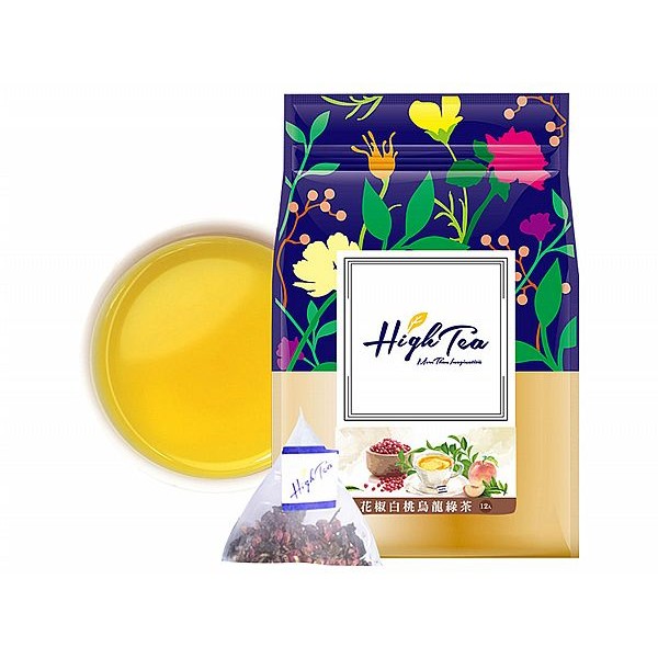 High Tea~花椒白桃烏龍綠茶(2.5gx12包／袋)