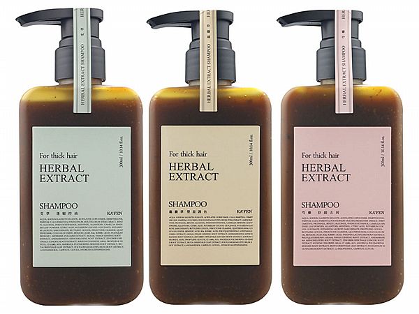 KAFEN~艾草蓬鬆控油／龍膽草豐盈護色／芍藥舒緩去屑 洗髮精(300ml) 款式可選