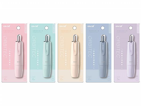 oval 歐文~按鍵式修正帶(QSR-506)1入 款式可選 暖色系