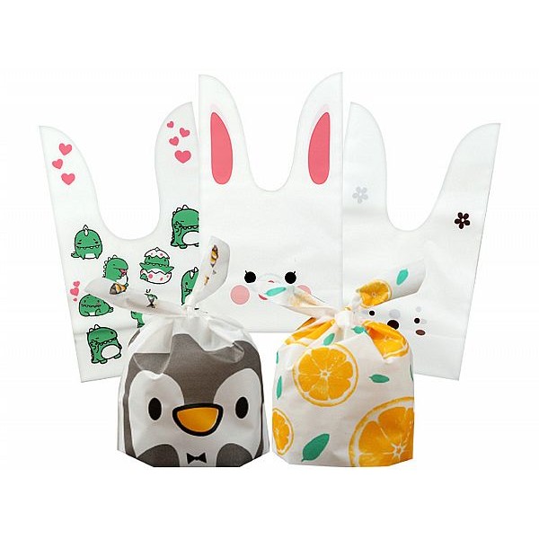 兔耳朵零食包裝袋(50入) 款式可選