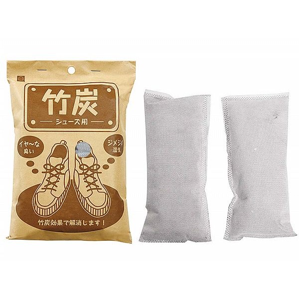 日本 KOKUBO 小久保工業所~鞋用竹炭除濕消臭包(100gx2入)