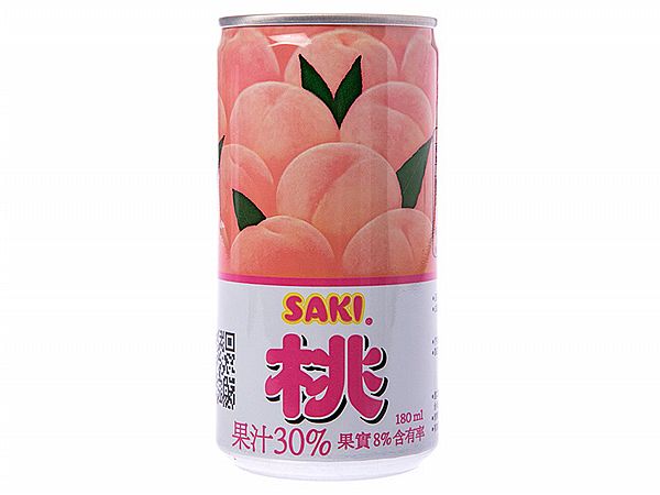 韓國 SAKI~水蜜桃果汁(180ml)
