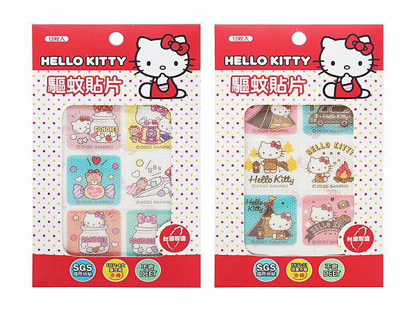 Hello Kitty~驅蚊貼片(12枚入) 款式可選