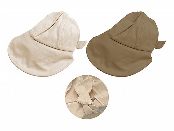 韓風蝴蝶結大帽沿遮陽帽(1入) 款式可選