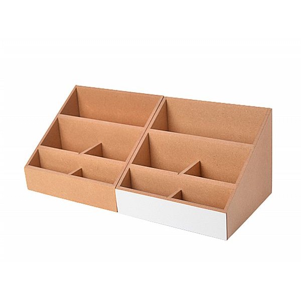 mifo 銘峰木器工藝~木質多功能萬用盒(1入) 款式可選(白色/原木色)