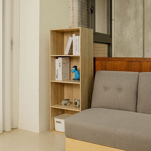 ikloo~日系風木質四層櫃(1入) 漂流木色BCF67