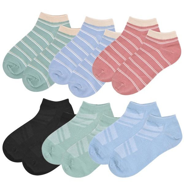 VOLA 維菈織品~消臭船襪(1雙入) 船型襪M(22cm-24cm) 款式可選 MIT台灣製