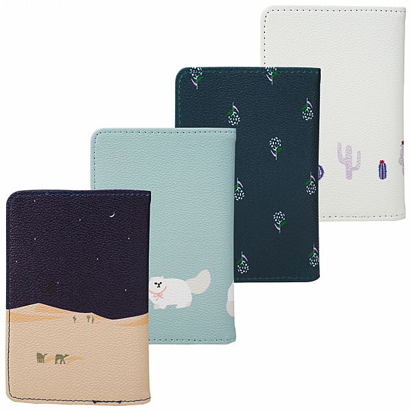 小清新PU護照包／卡片收納包(1入) 款式可選