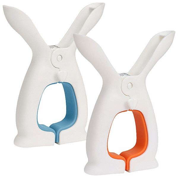 可愛兔耳朵多功能防風晾衣夾／曬被固定器(大)1入 款式可選