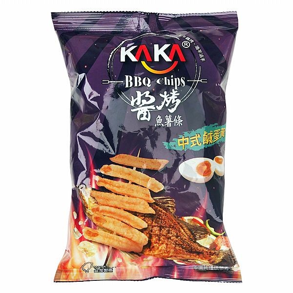 KAKA~醬烤魚薯條-中式鹹蛋黃口味(36g)