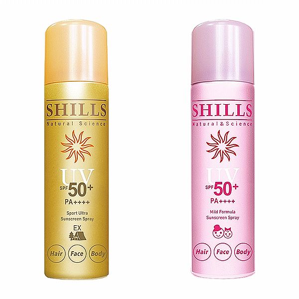 SHILLS 舒兒絲~很耐曬超清爽亮白防曬冰鎮噴霧(90g) 極限戶外／無添加低刺激 款式可選