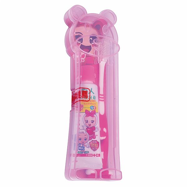 白人~兒童卡通組(牙刷+牙膏) 顏色隨機出貨