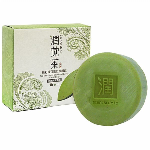 茶寶潤覺茶~茶籽綠豆薏仁潔顏皂(100±5g)